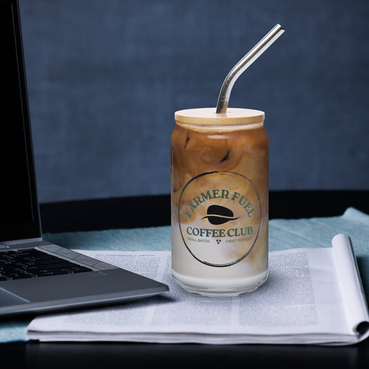 Can-Shaped Glass Mug