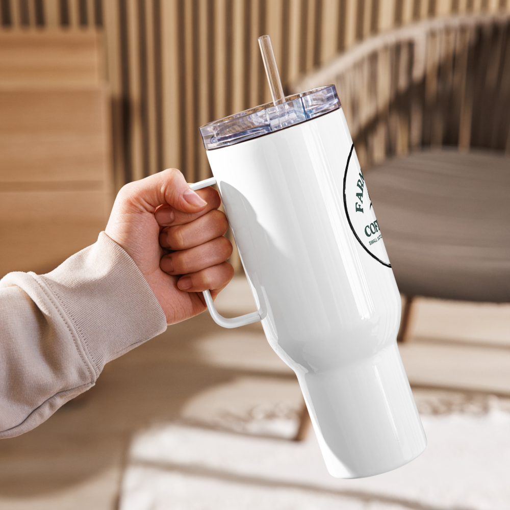 Perfect "On The Go" Travel Mug w/ Handle